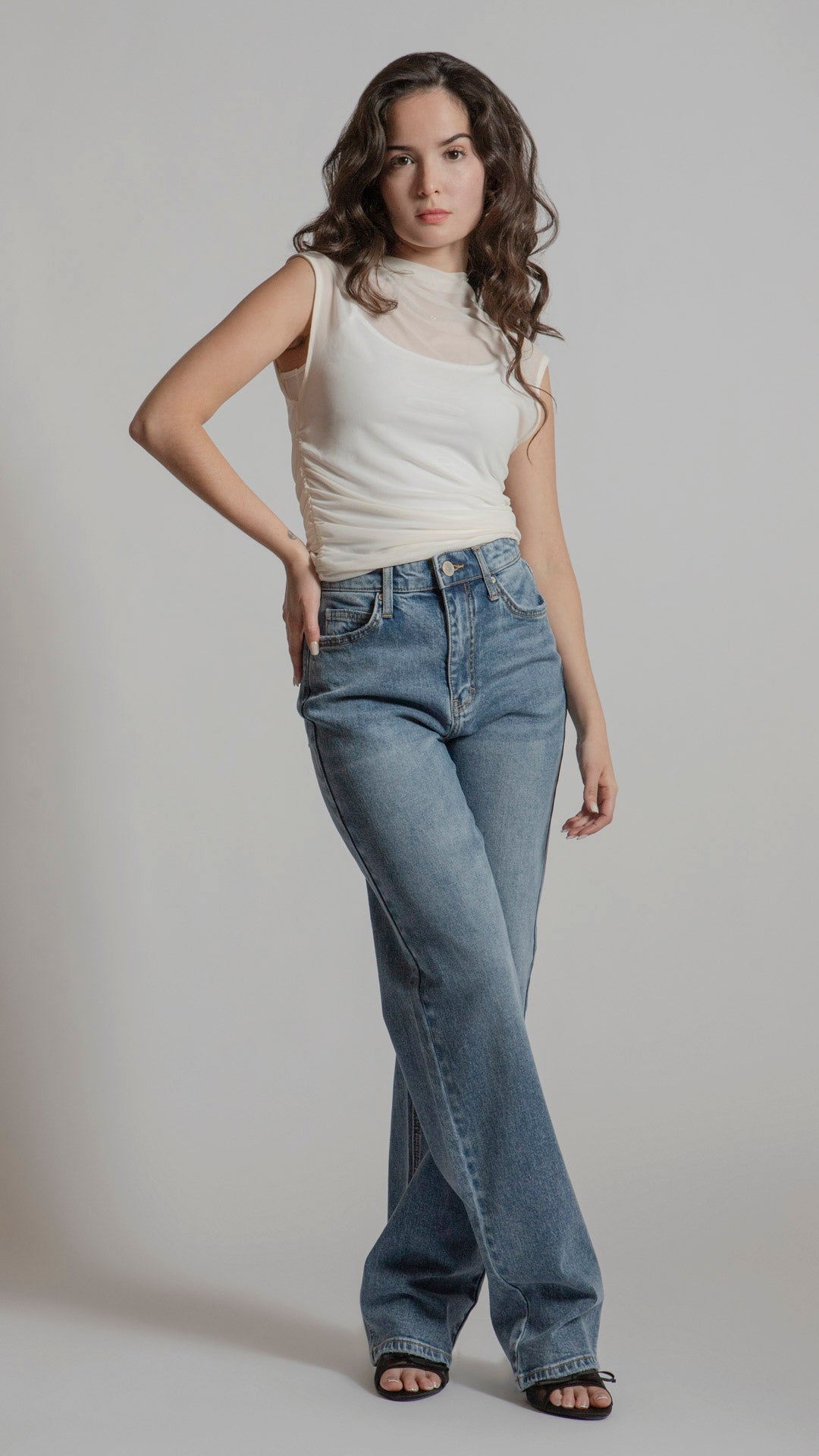Pantalón Wide Leg Mujer Balam BL7092