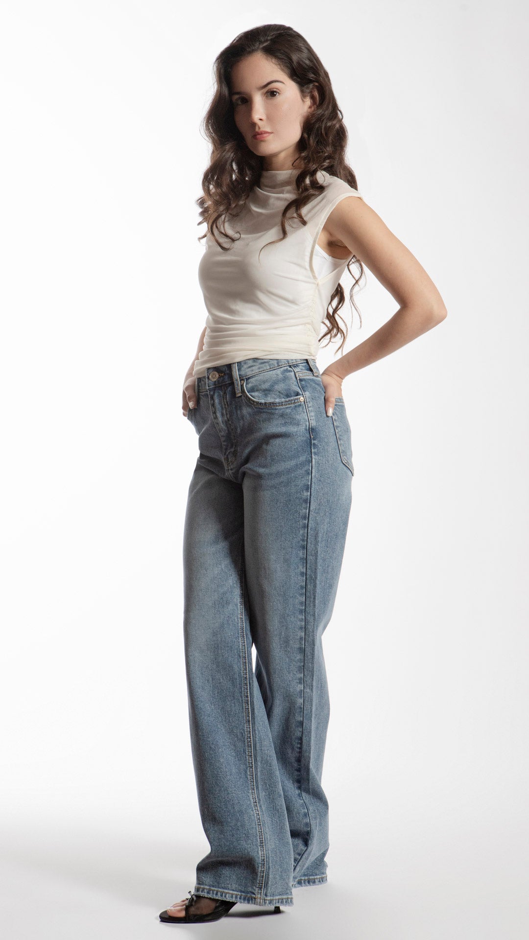 Pantalón Wide Leg Mujer Balam BL7092