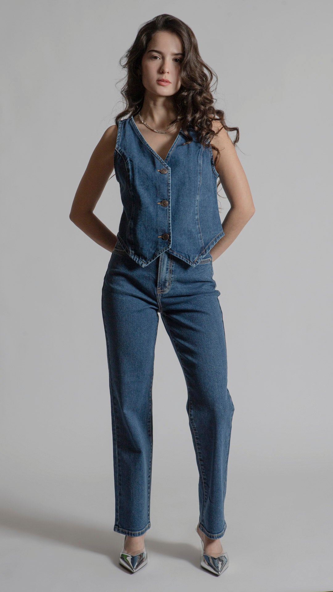Pantalón Straight Mujer Balam BL7074