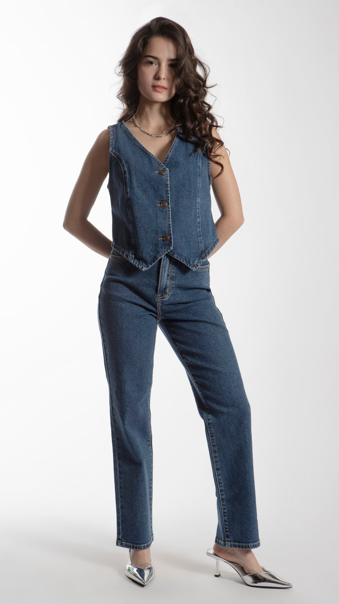 Pantalón Straight Mujer Balam BL7074