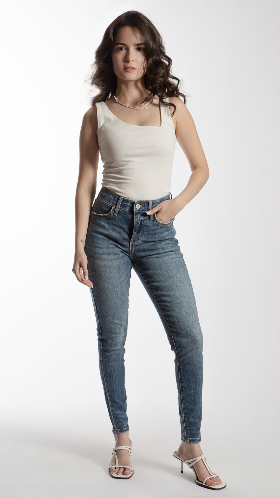 Pantalón High Rise Skinny Mujer Balam BL6700