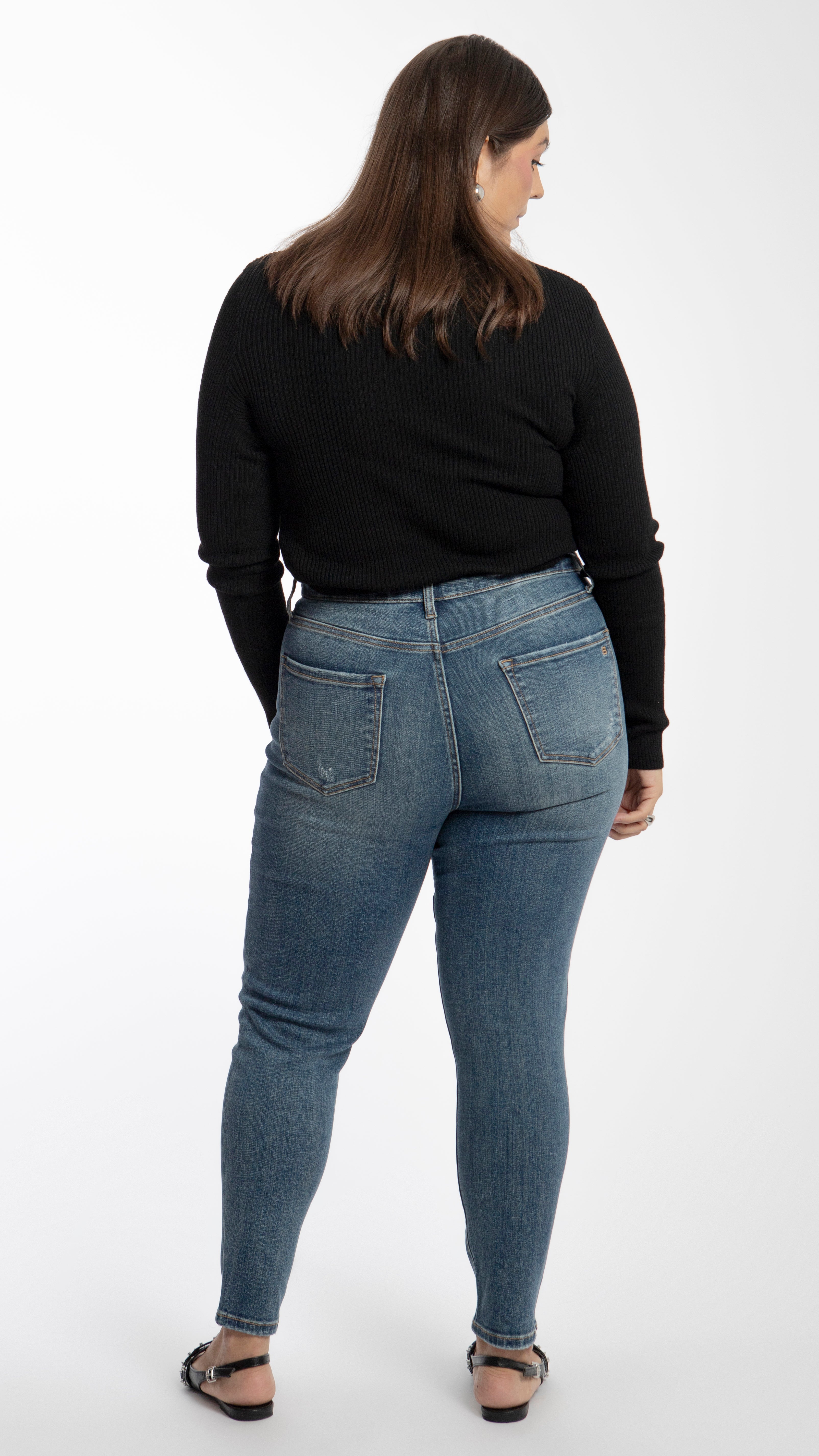 Pantalón High Rise Skinny Curvy Balam BL6789