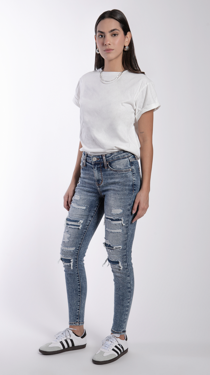 Pantalón High Rise Skinny Mujer Balam BL7104