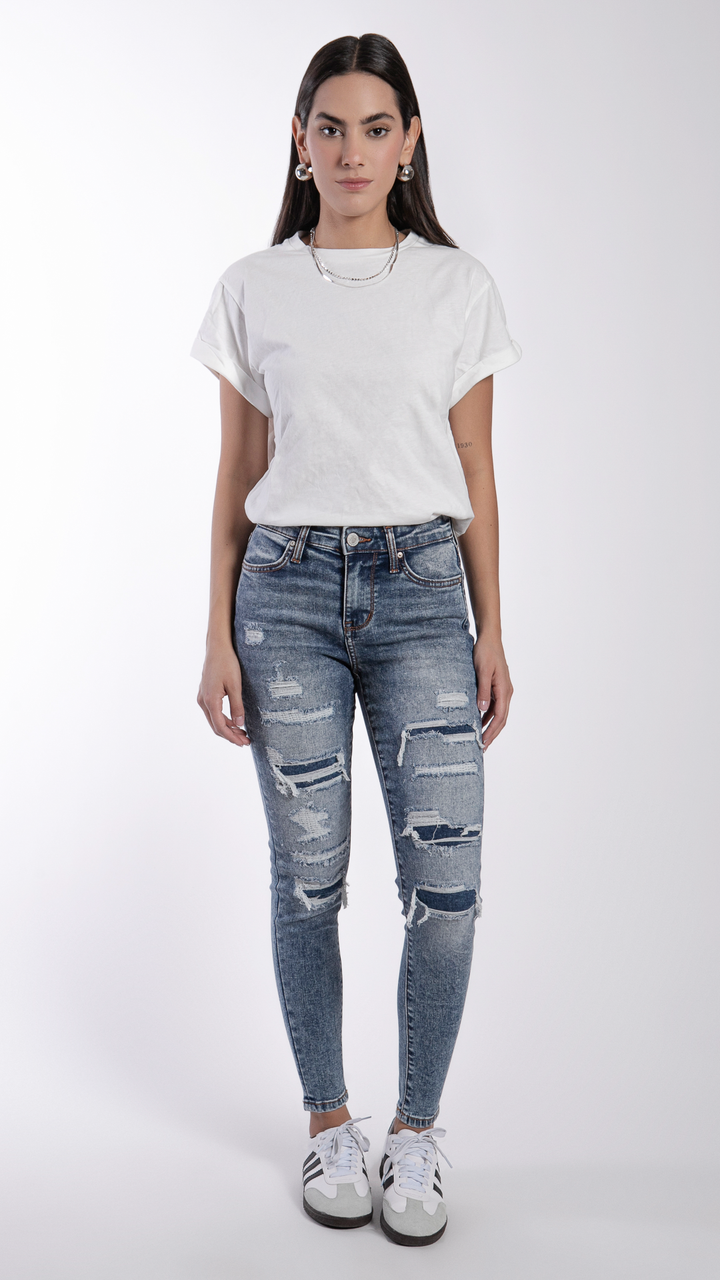 Pantalón High Rise Skinny Mujer Balam BL7104