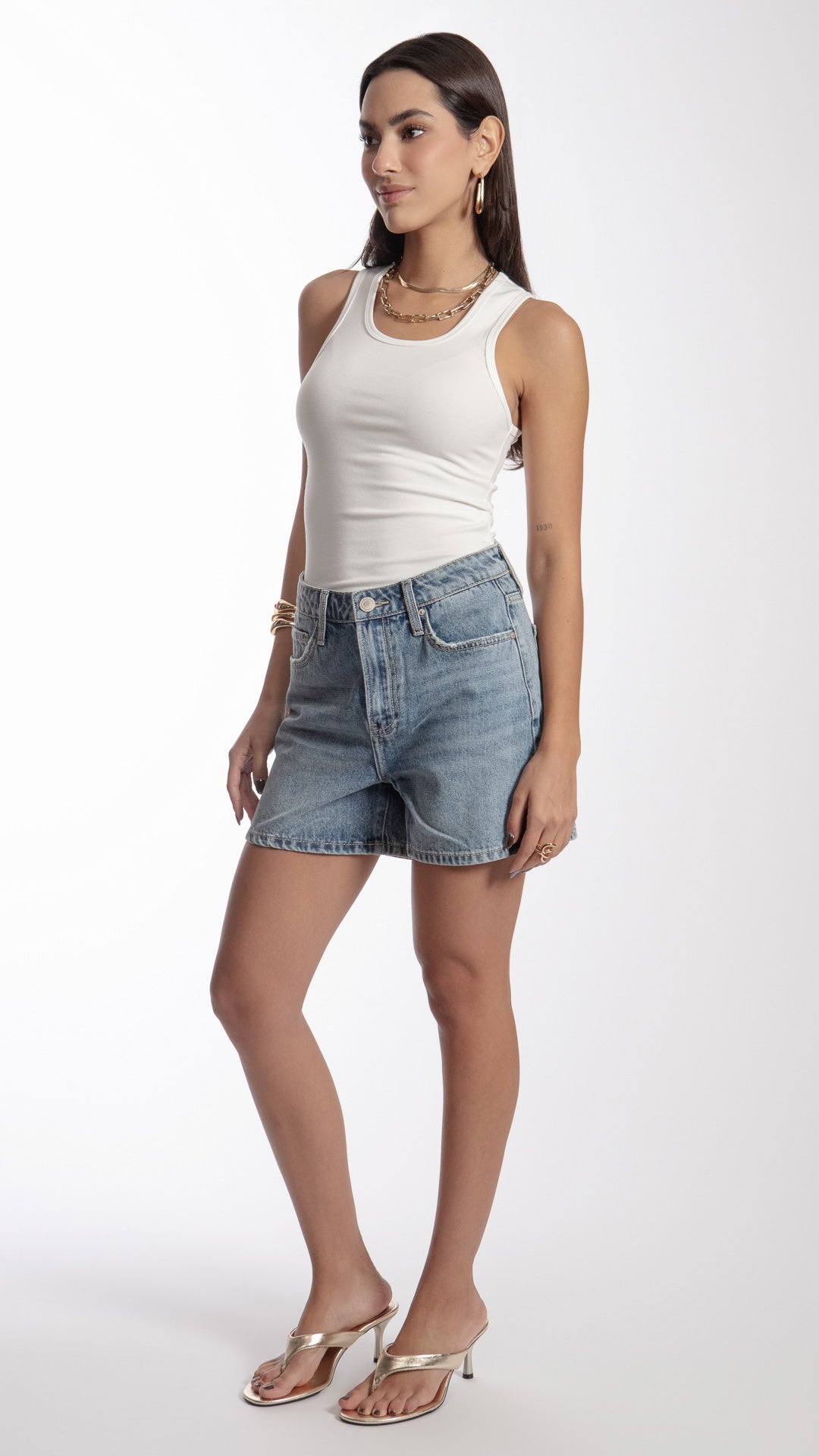 Short Loose Mom Mujer Balam BL6924