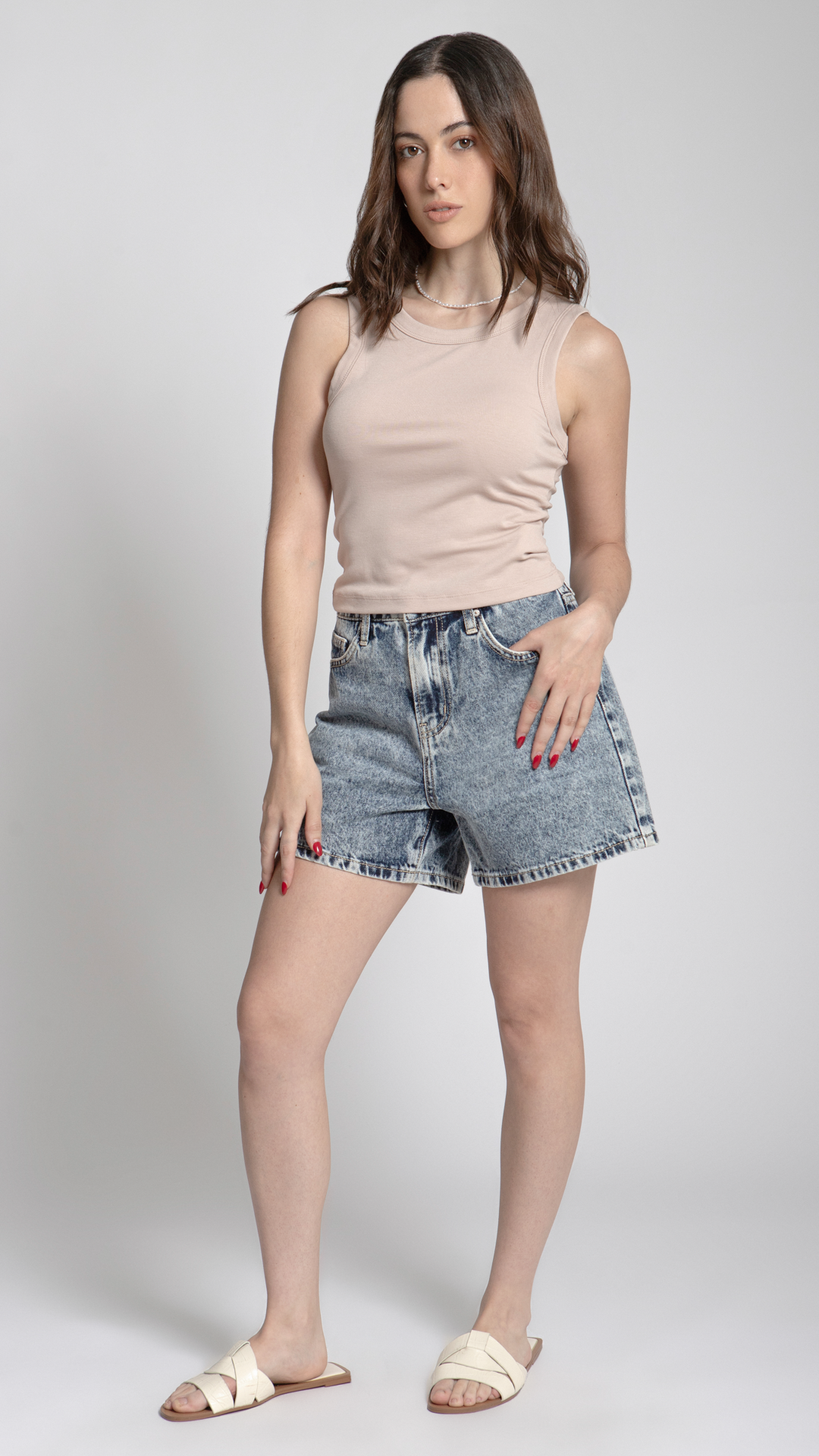 Short Loose Mom Mujer Balam BL6932