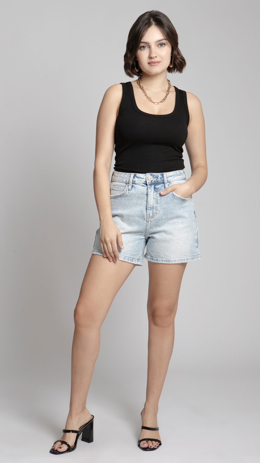 Short Loose Mom Mujer Balam BL6943