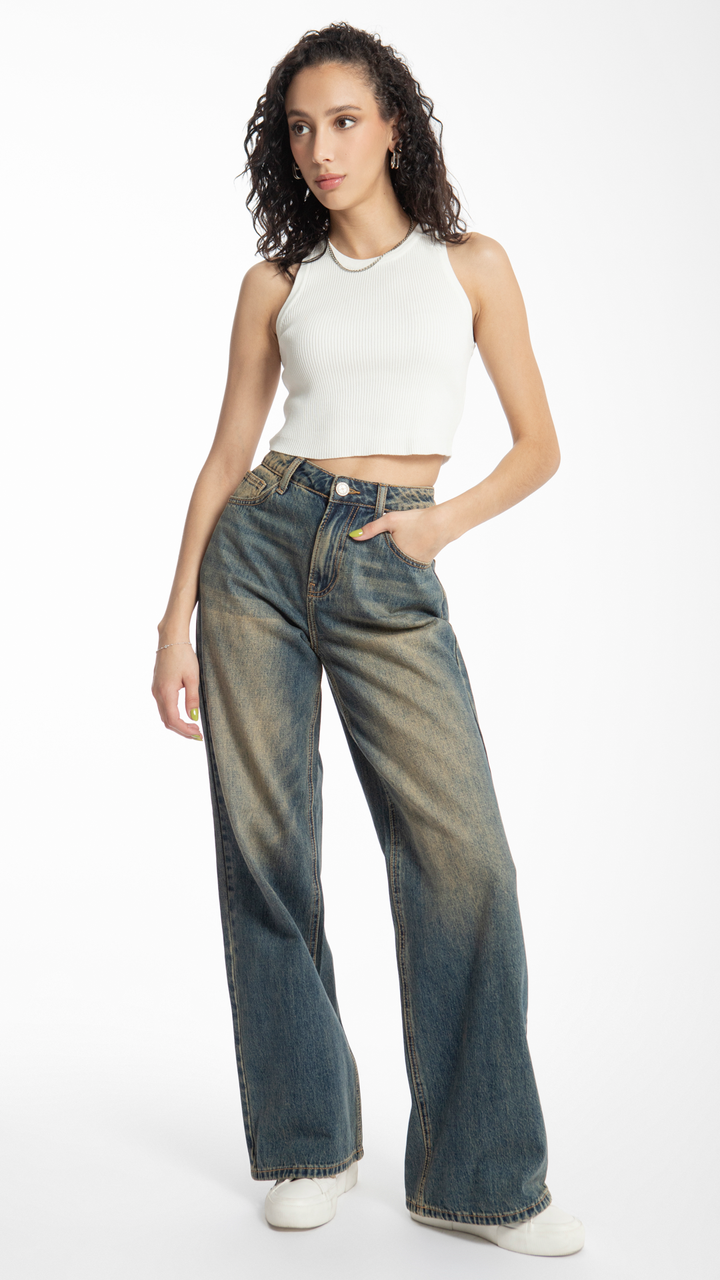 Pantalón Vintage Loose Mujer Balam BL6722