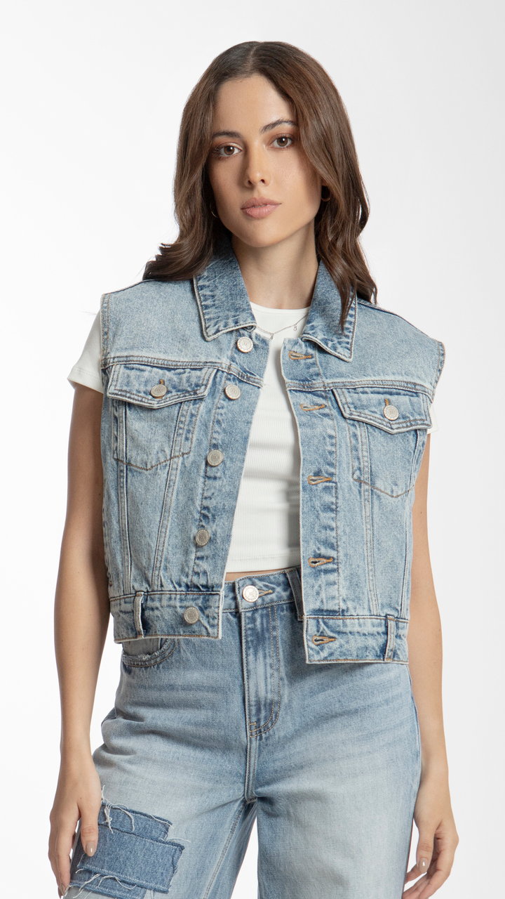 Chaleco Crop Mujer Balam BL6827