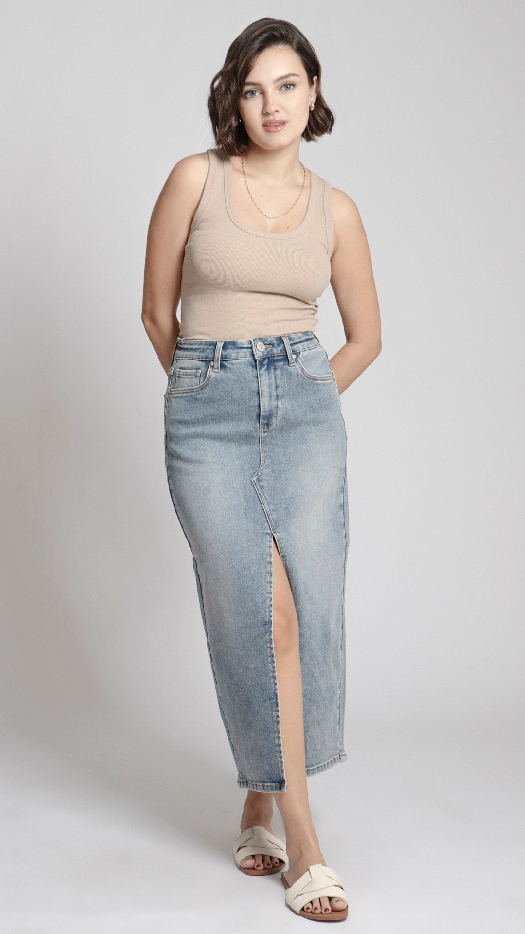 Falda Midi Mujer Balam BL6997