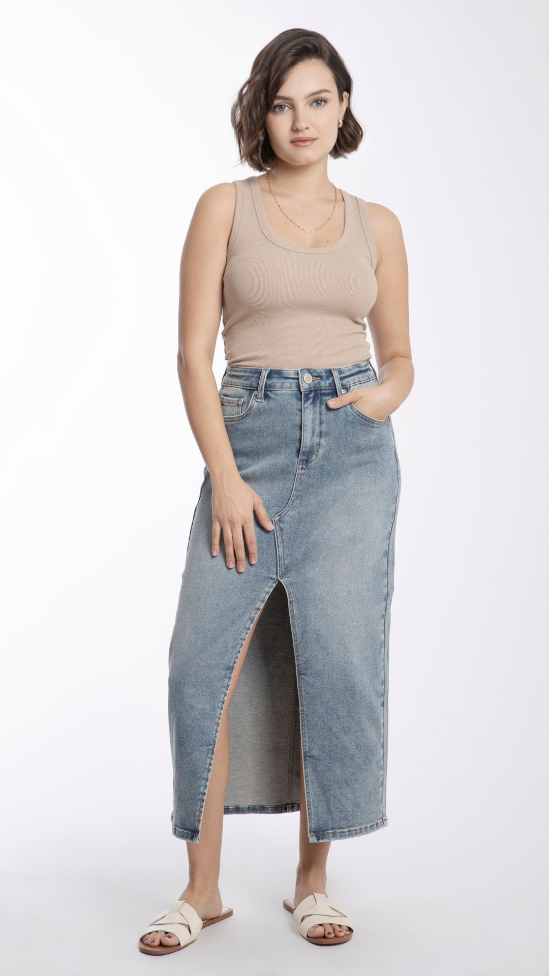 Falda Midi Mujer Balam BL6997