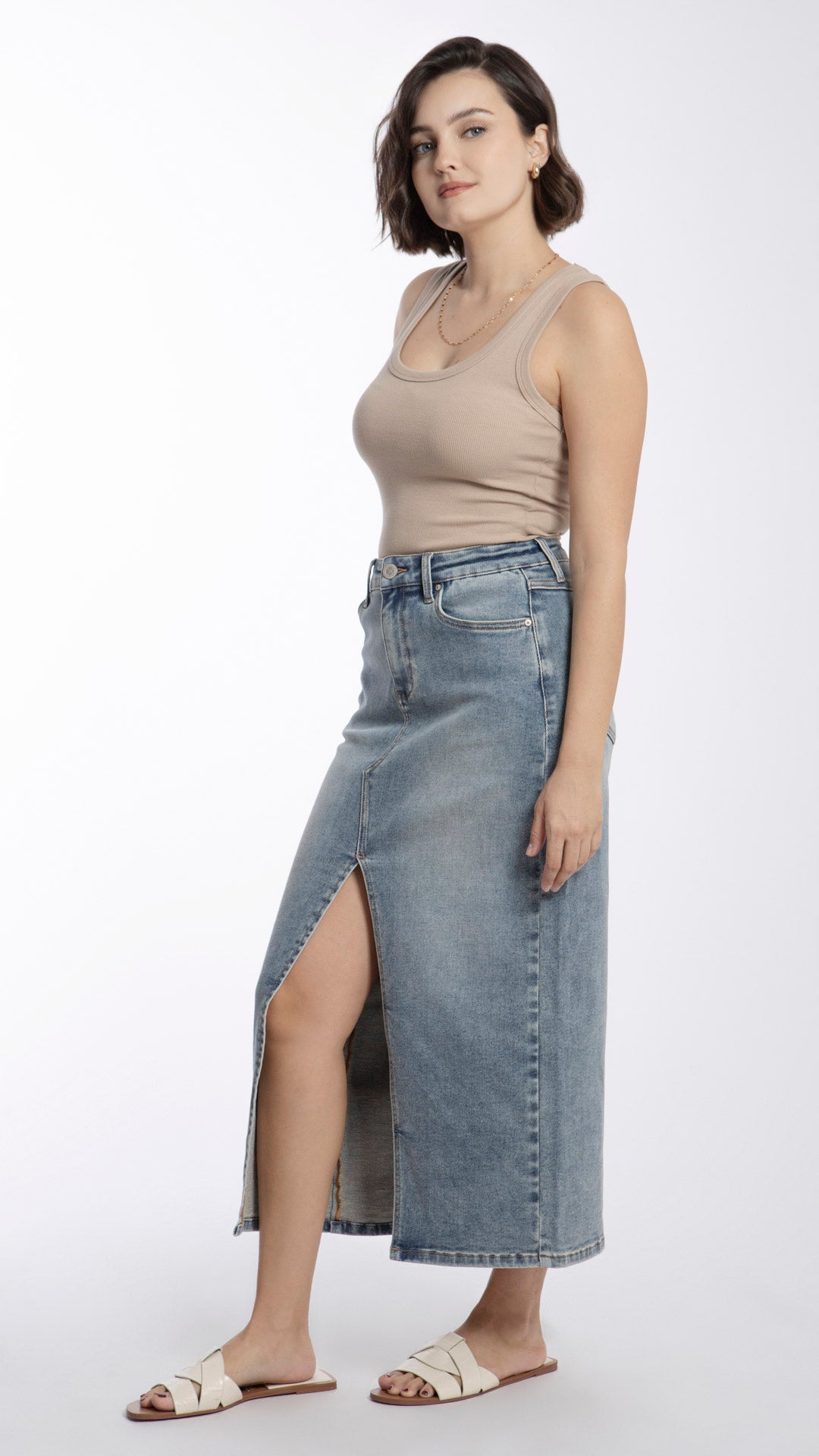 Falda Midi Mujer Balam BL6997