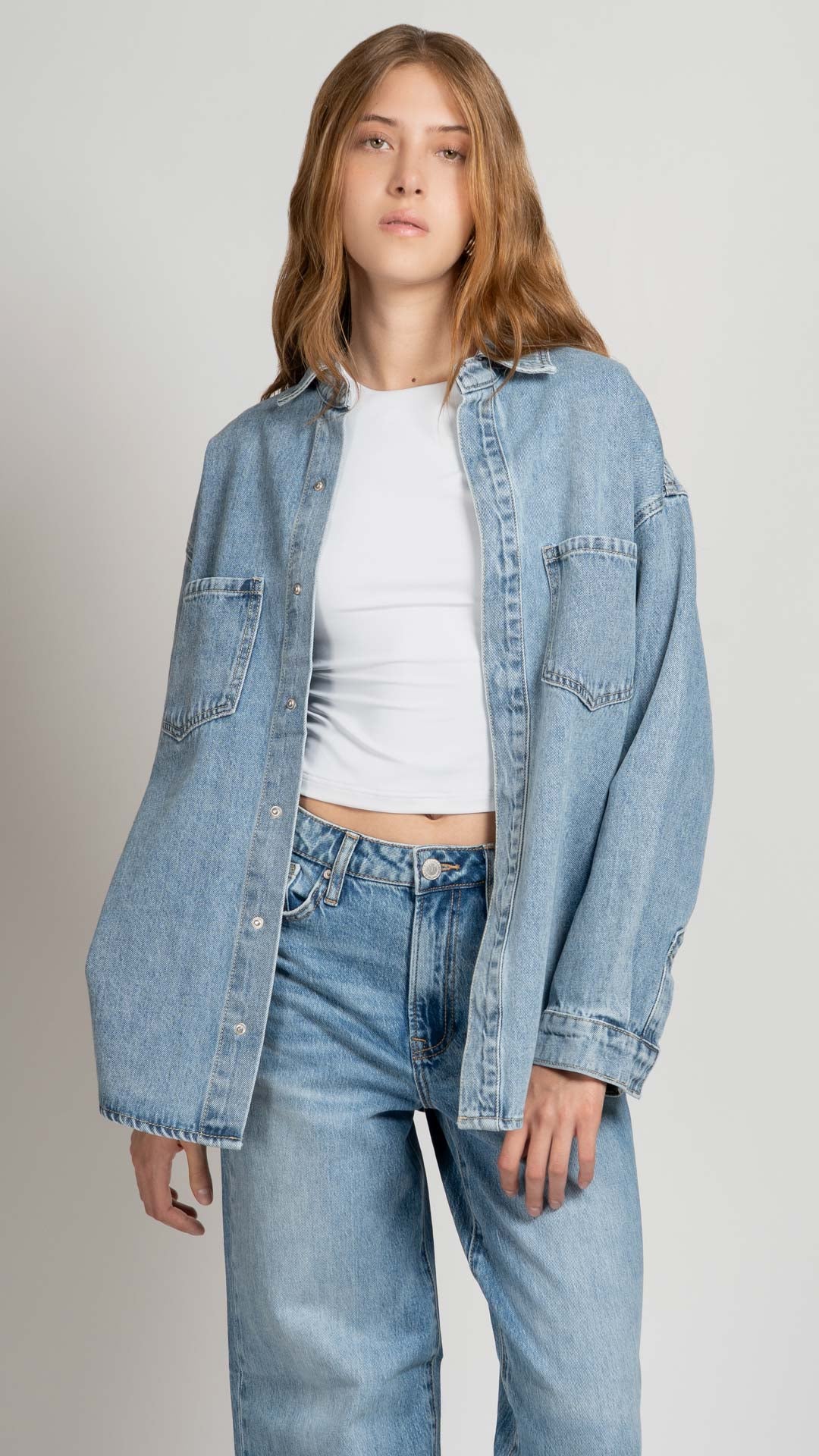 Sobrecamisa Oversize Mujer Balam BL7696