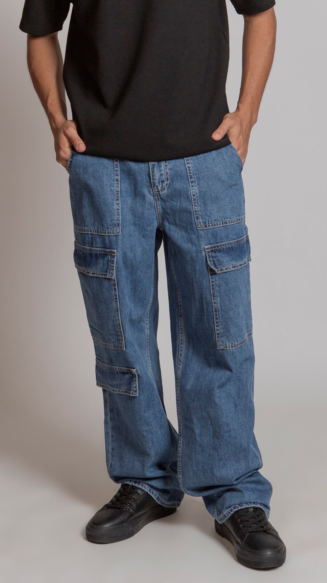 Pantalón Corte Relajado Hombre Balam BL1223