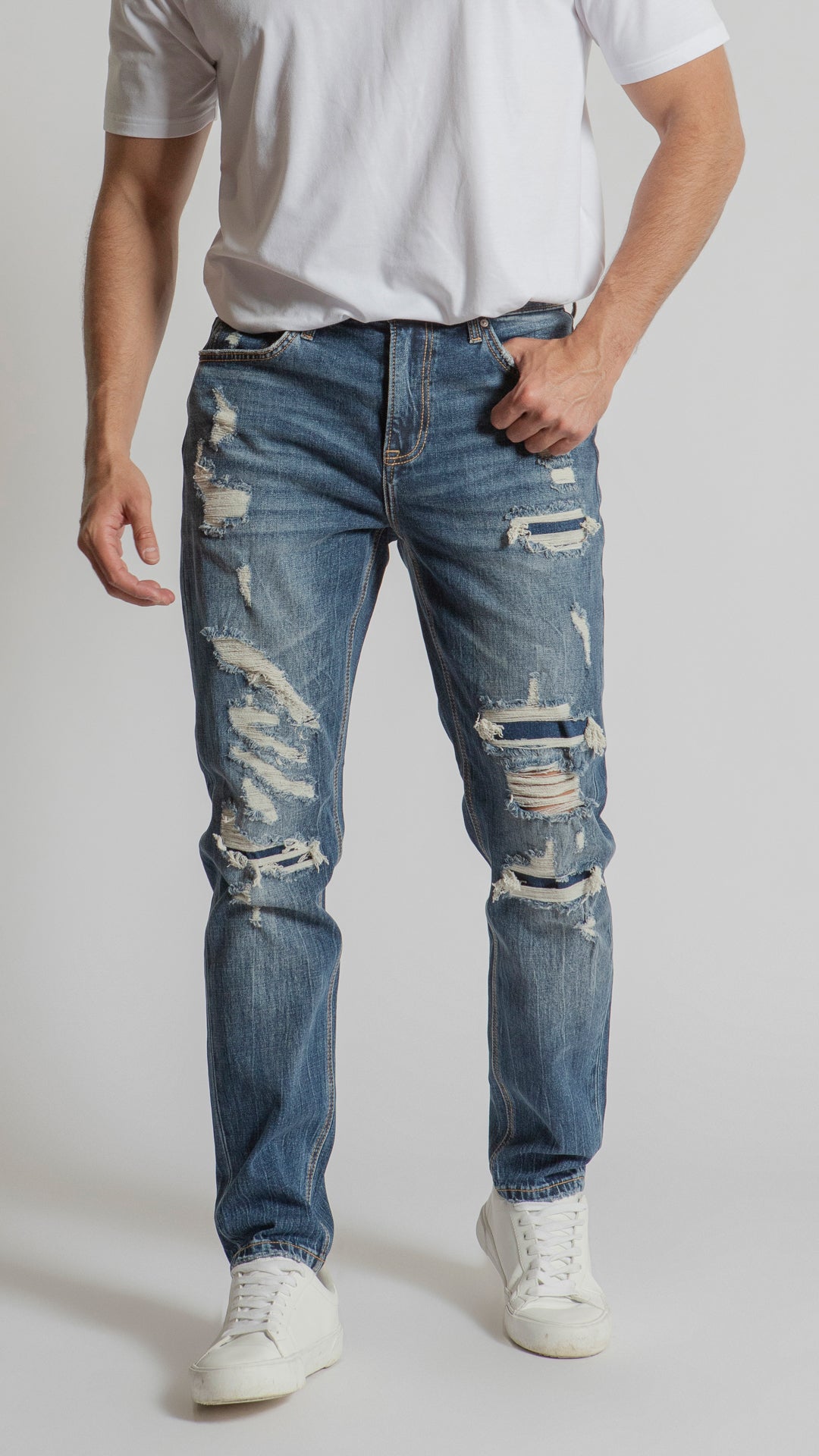 Pantalón Slim Straight Hombre Balam BL1070