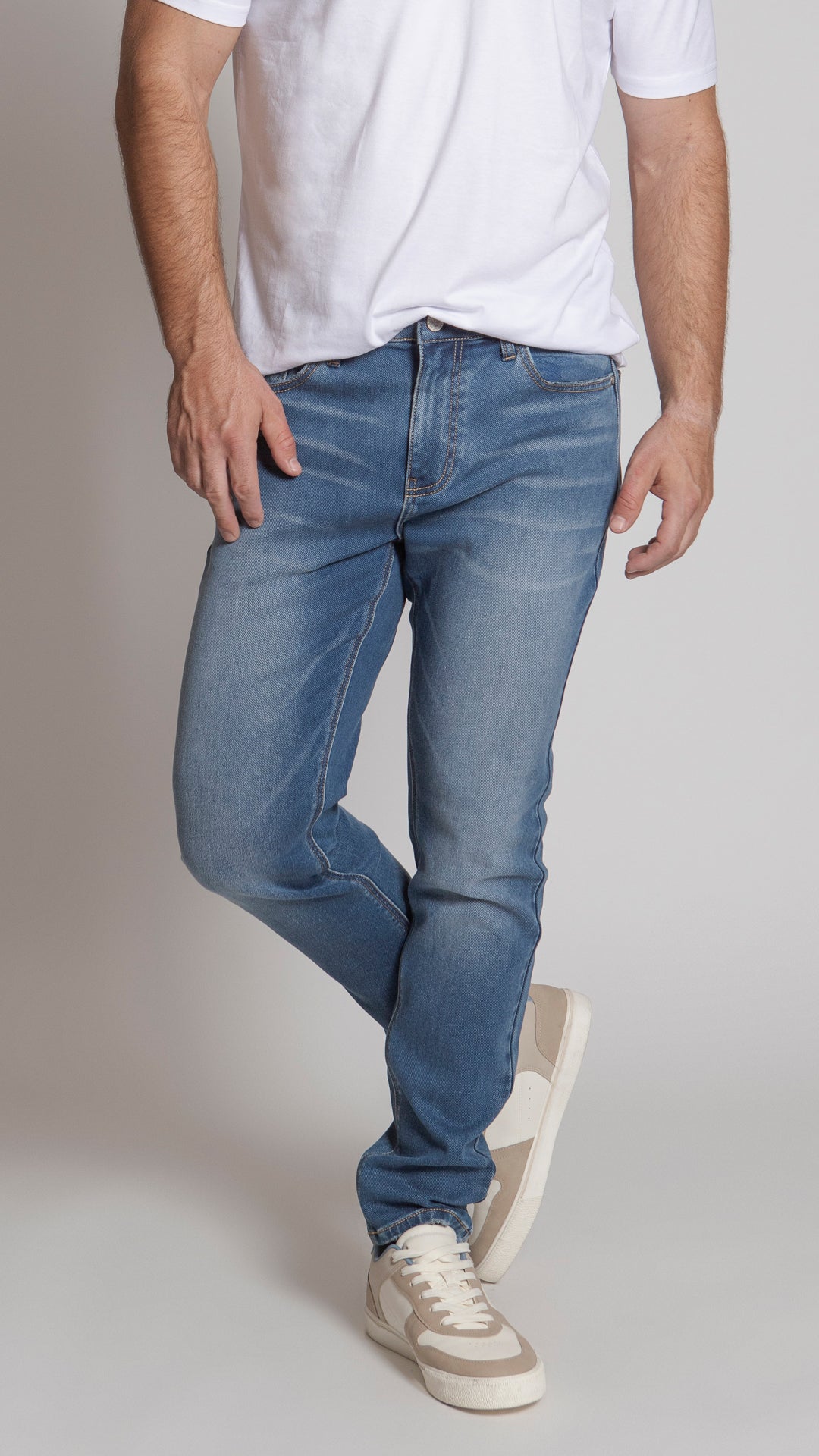 Pantalón Slim Straight Hombre Balam BL1186