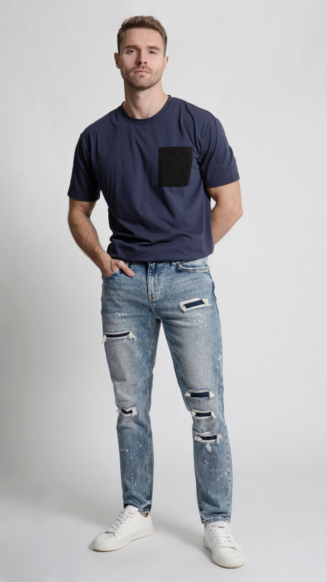 Pantalón Slim Straight Hombre Balam BL1194