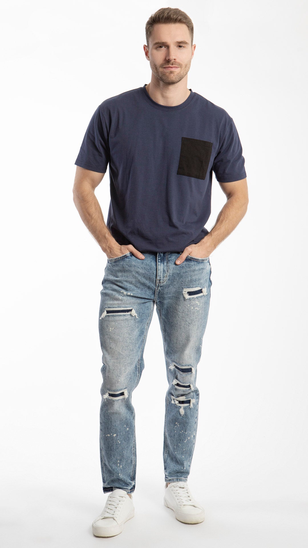 Pantalón Slim Straight Hombre Balam BL1194