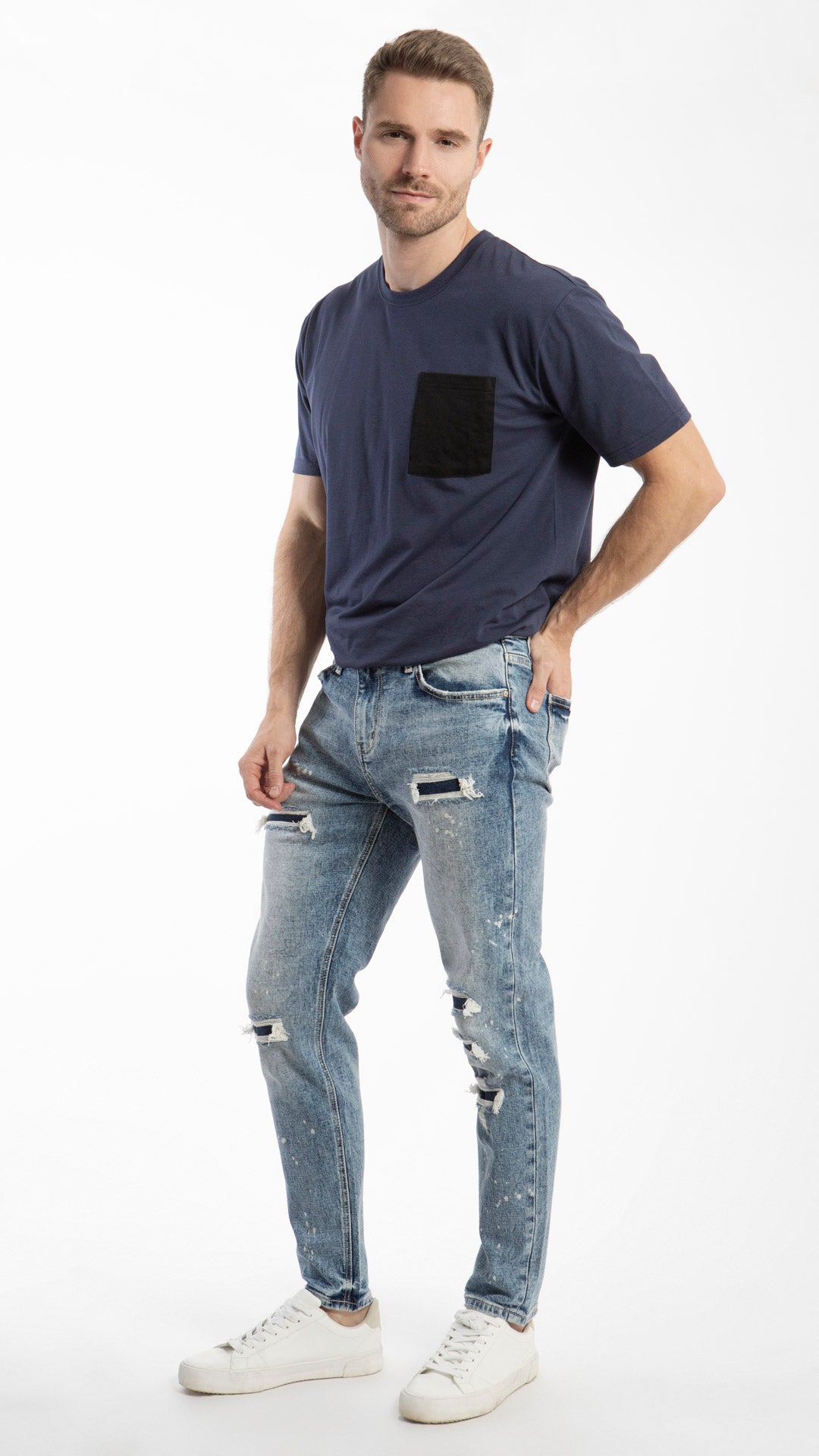 Pantalón Slim Straight Hombre Balam BL1194