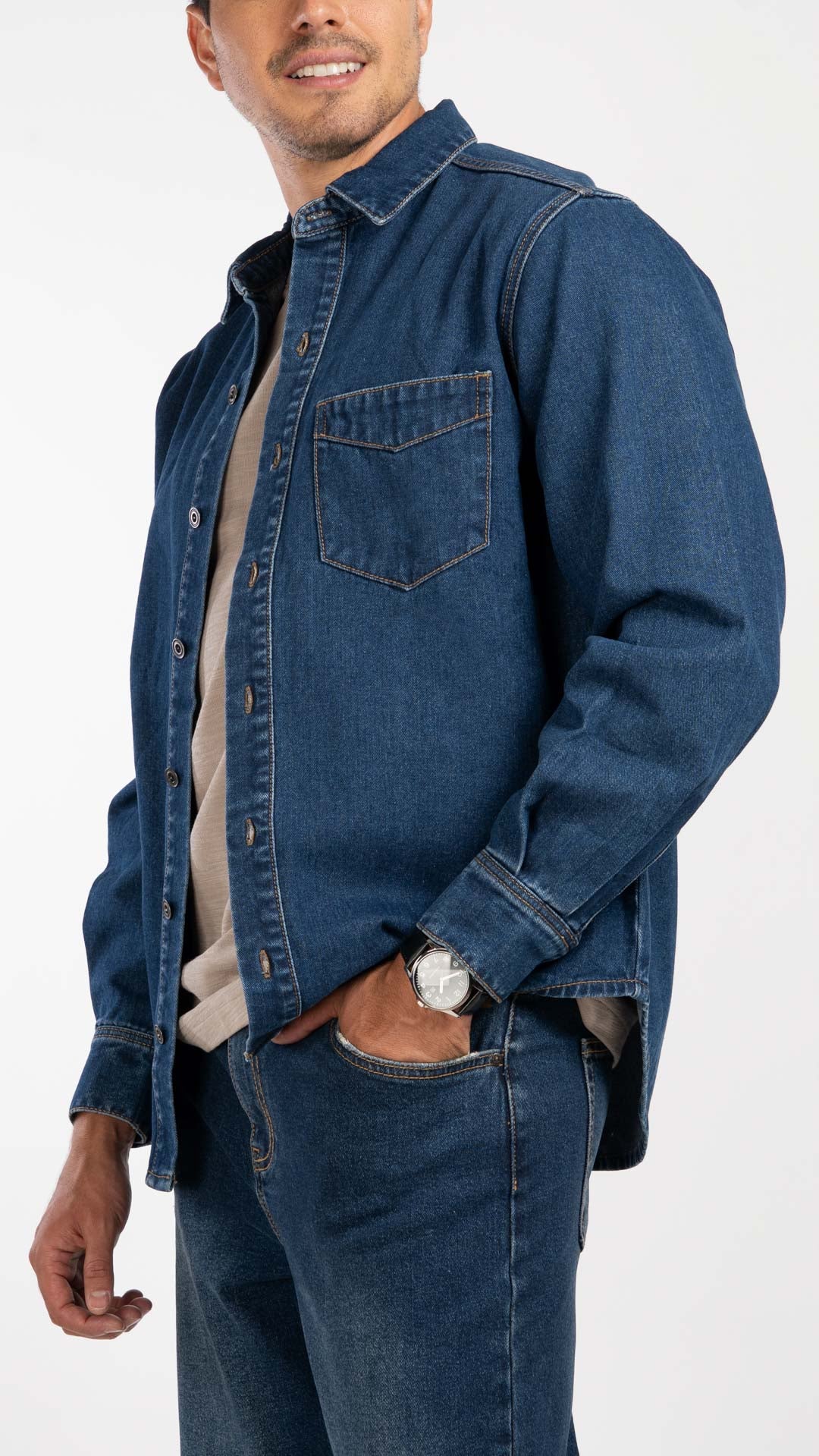 Sobrecamisa Loose Hombre Balam BL1332