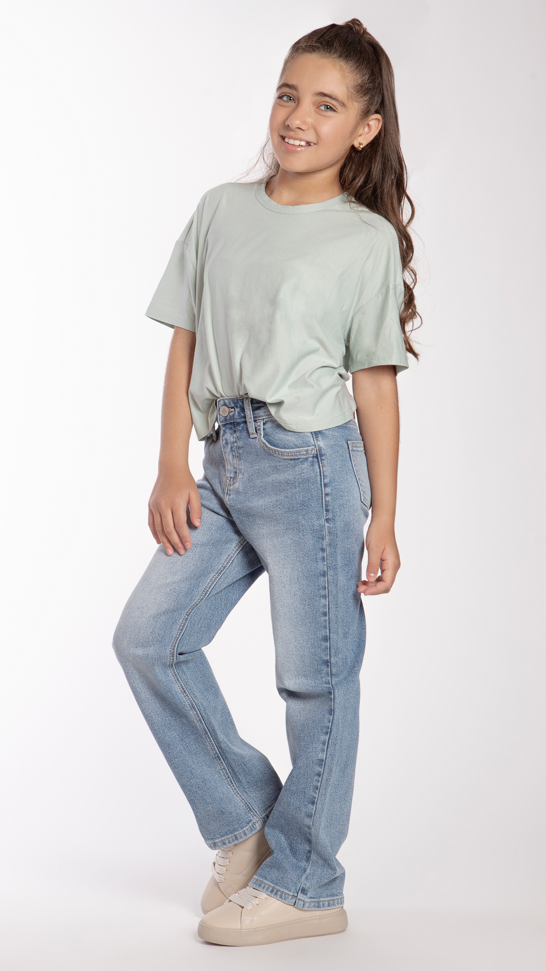 Pantalón Wide Leg Niña Balam BL7117