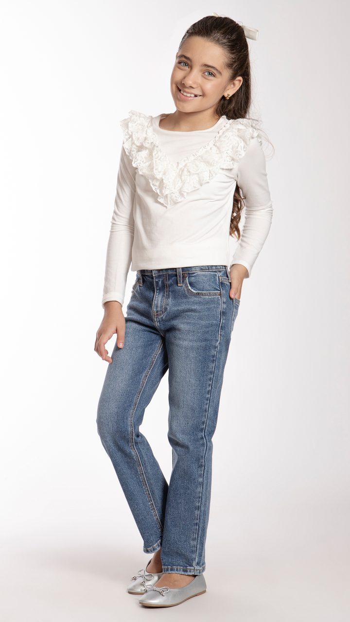 Pantalón Straight Niña Balam BL7126
