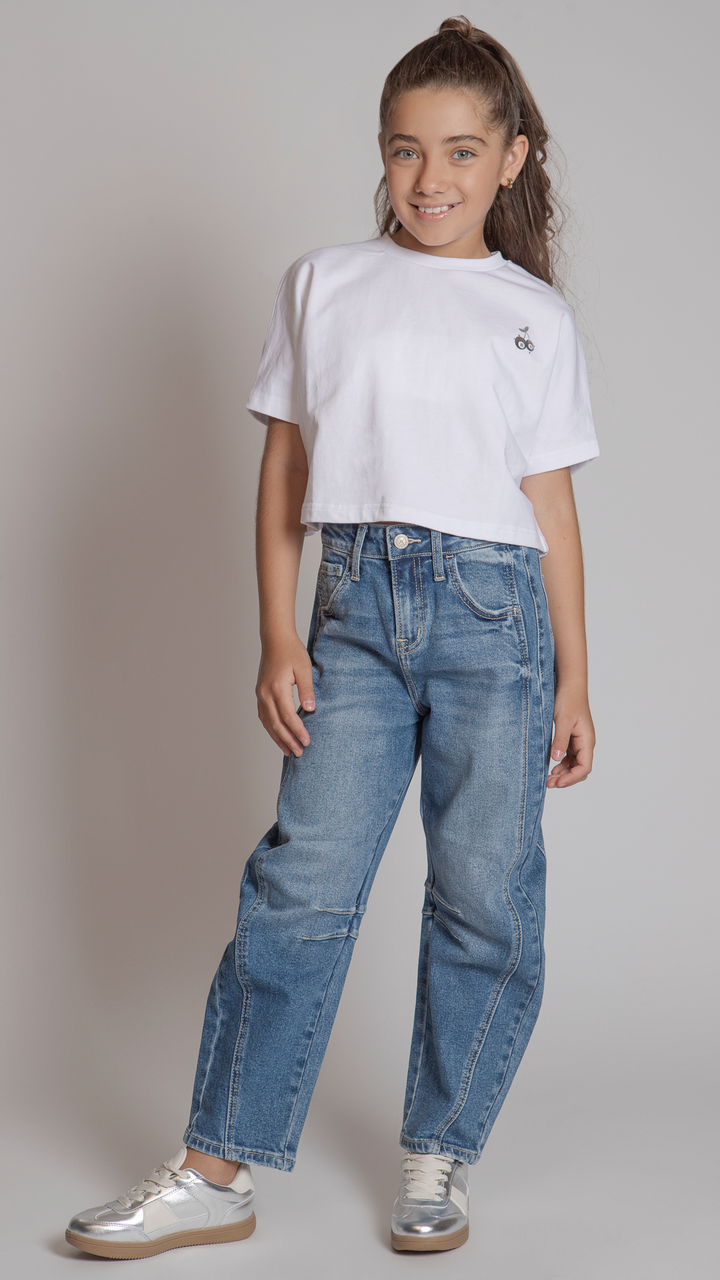 Pantalón Barrel Niña Balam BL7155