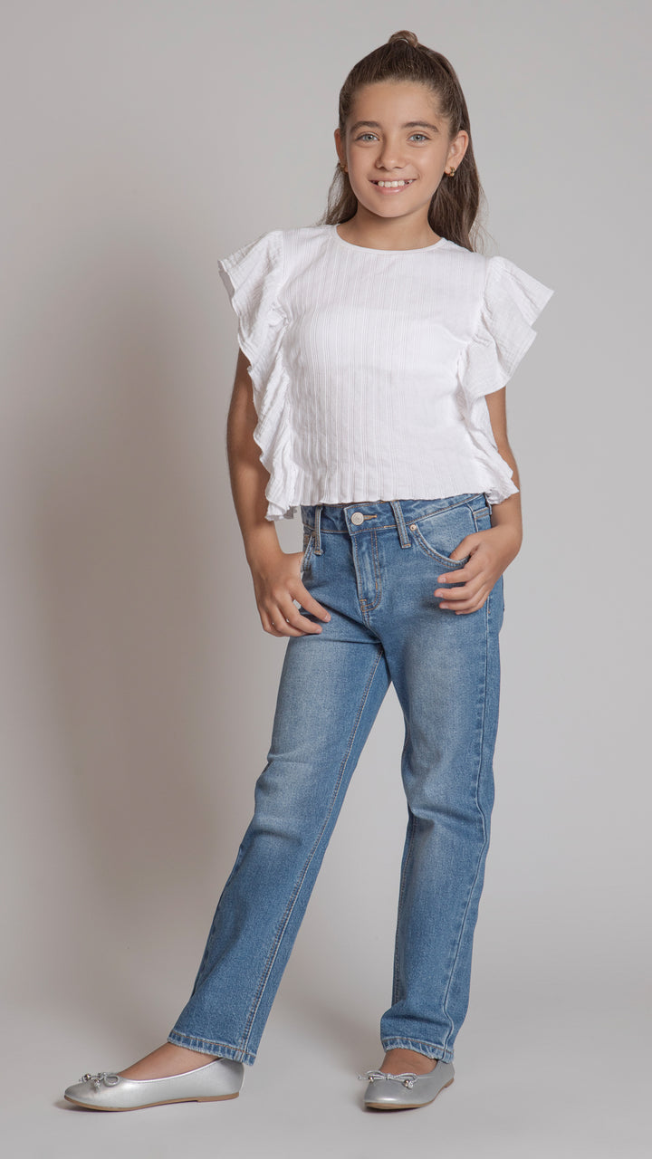 Pantalón Straight Niña Balam BL7177