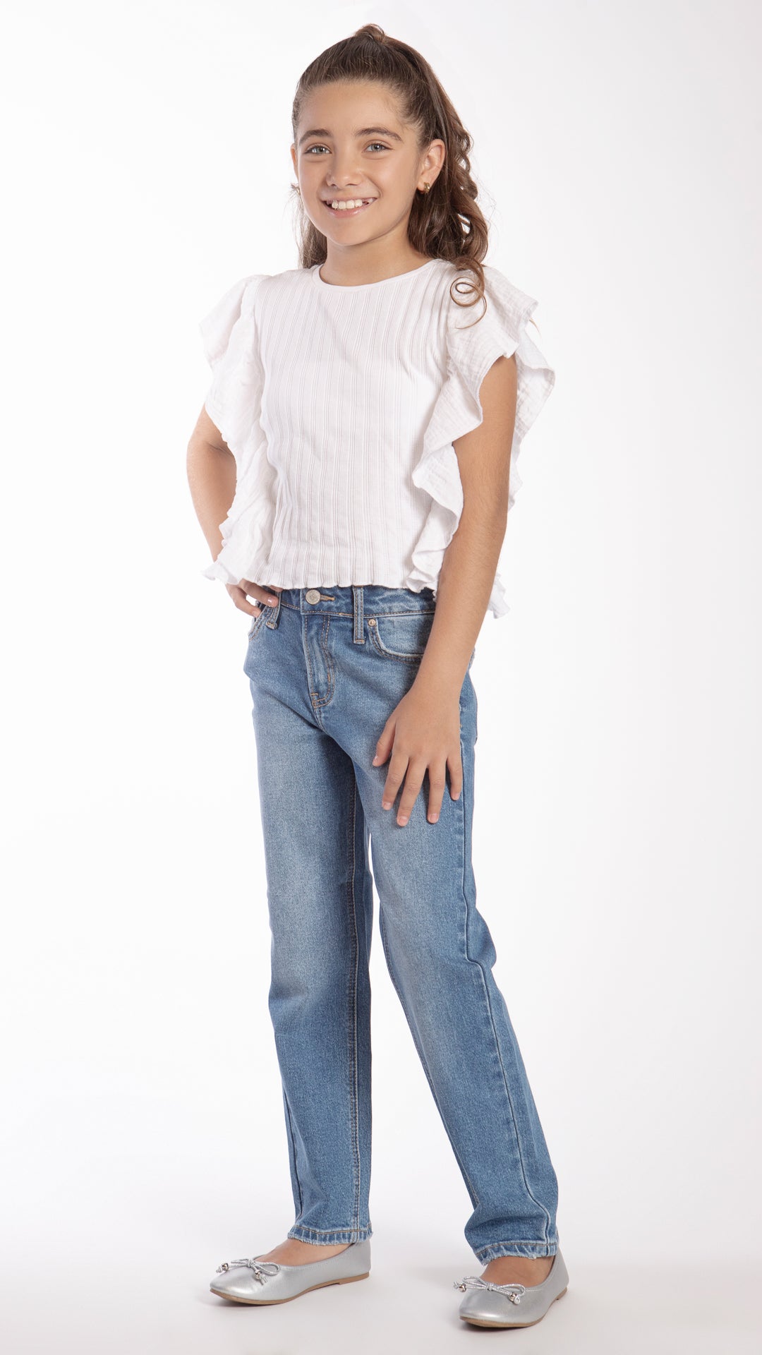 Pantalón Straight Niña Balam BL7177