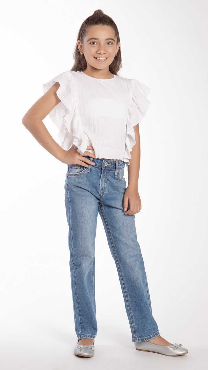 Pantalón Straight Niña Balam BL7177