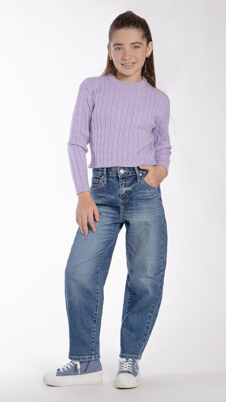 Pantalón Barrel Niña Balam BL7248