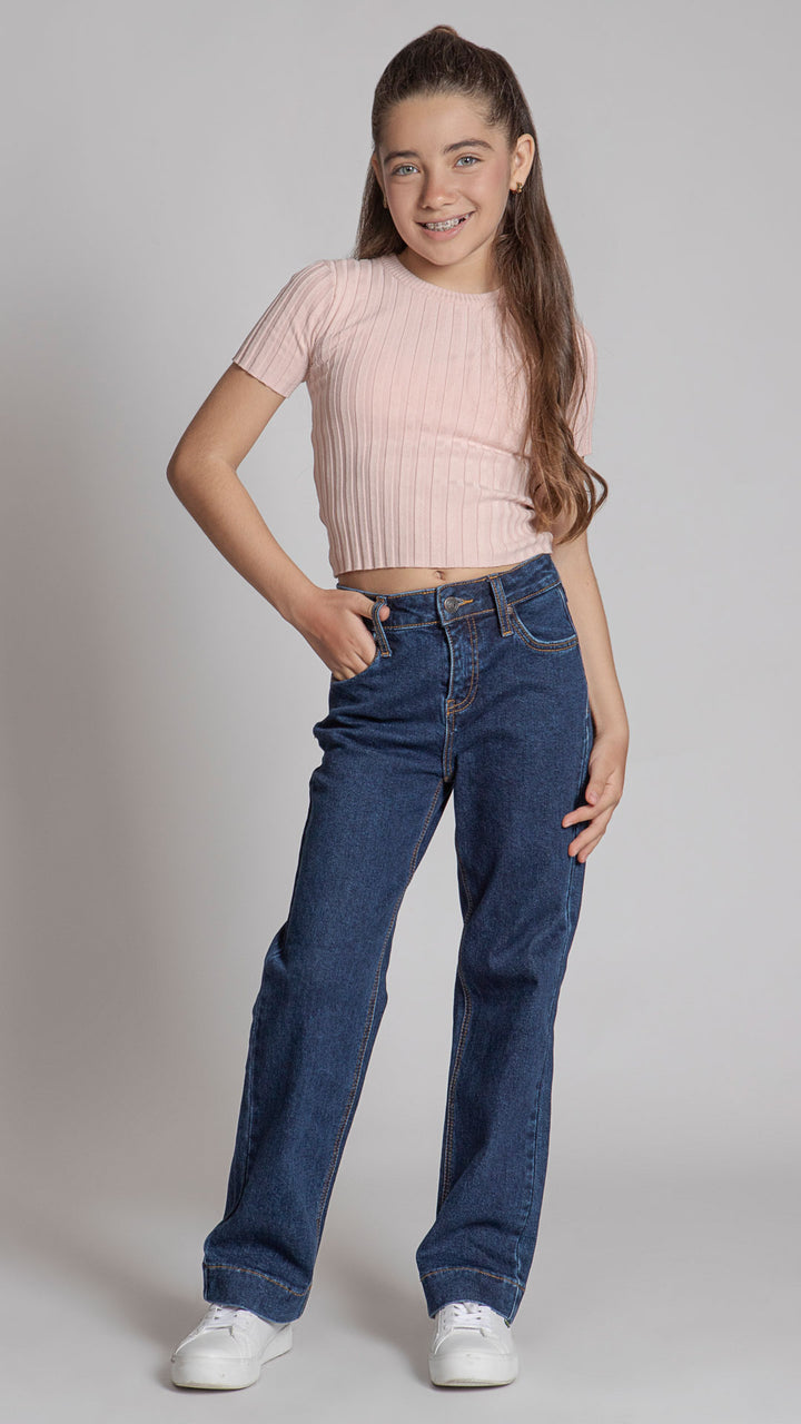 Pantalón Wide Leg Niña Balam BL7274