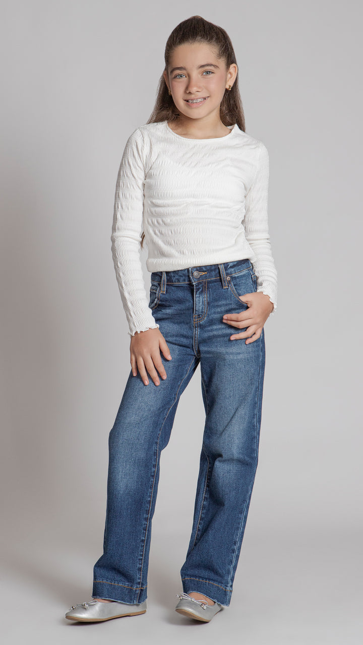Pantalón Wide Leg Niña Balam BL7276