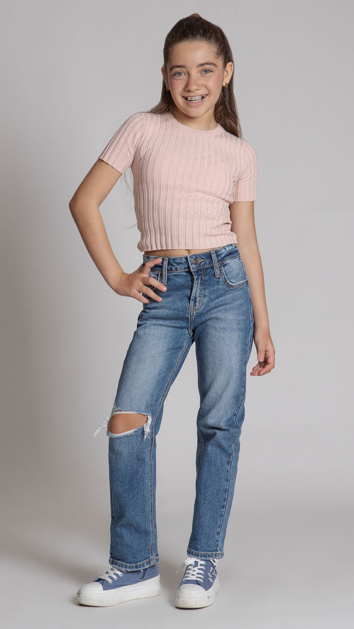 Pantalón Straight Niña Balam BL7278