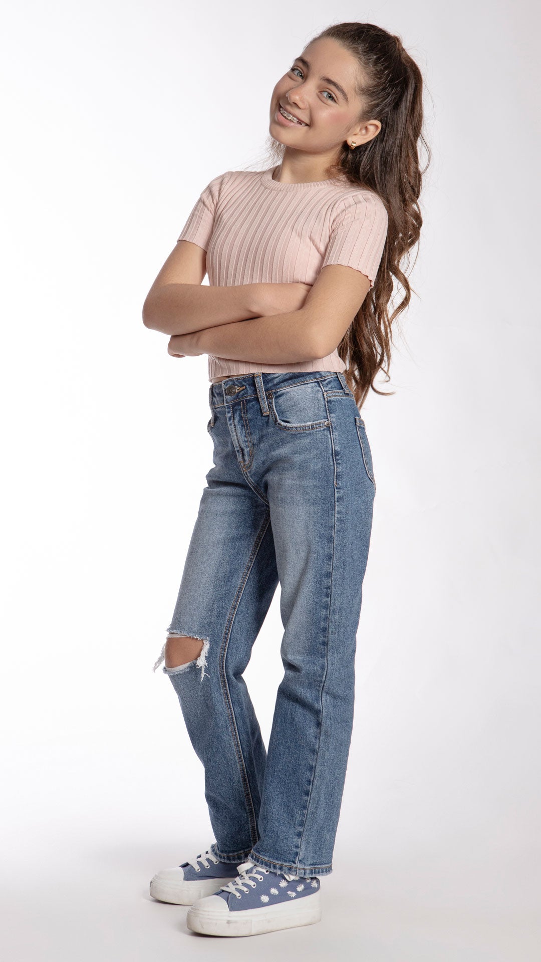 Pantalón Straight Niña Balam BL7278