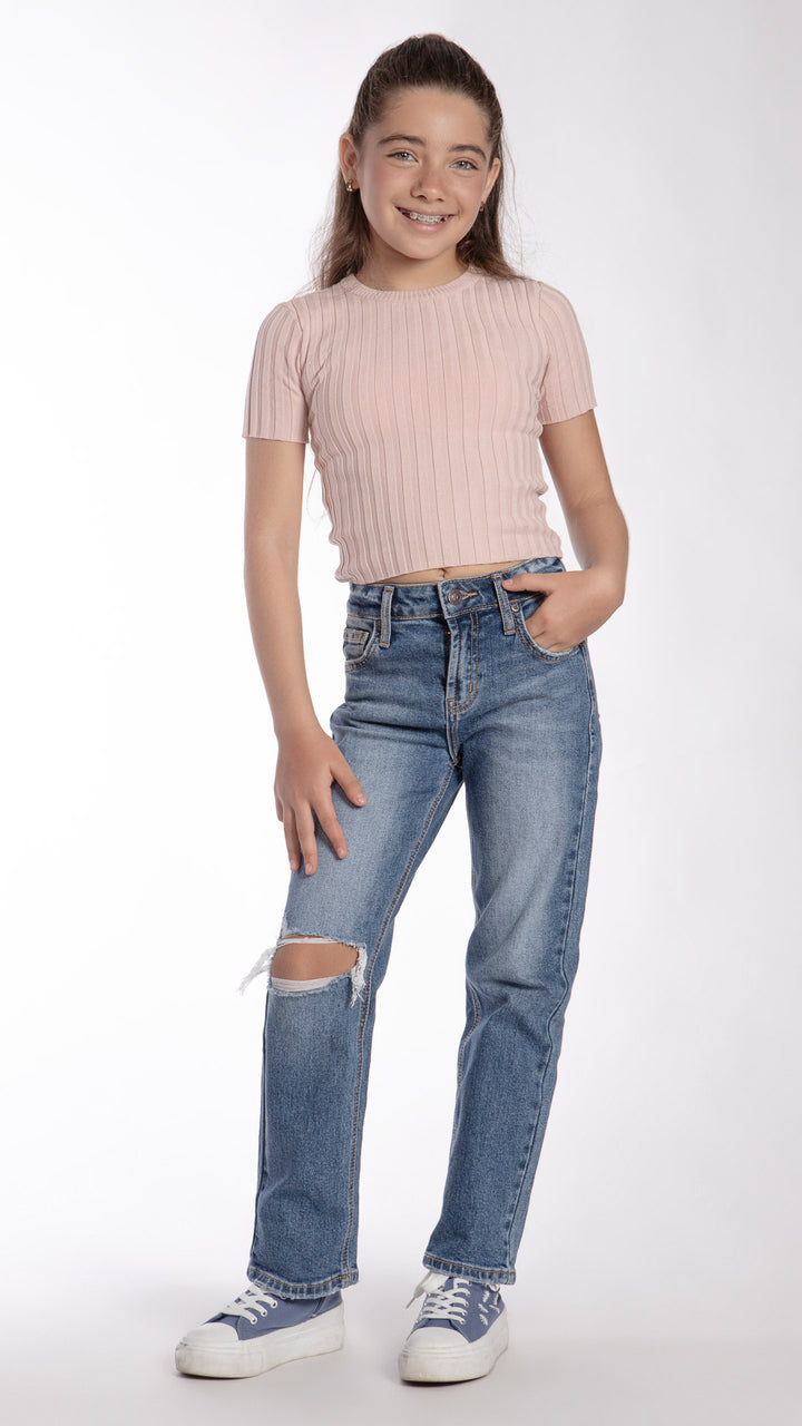 Pantalón Straight Niña Balam BL7278