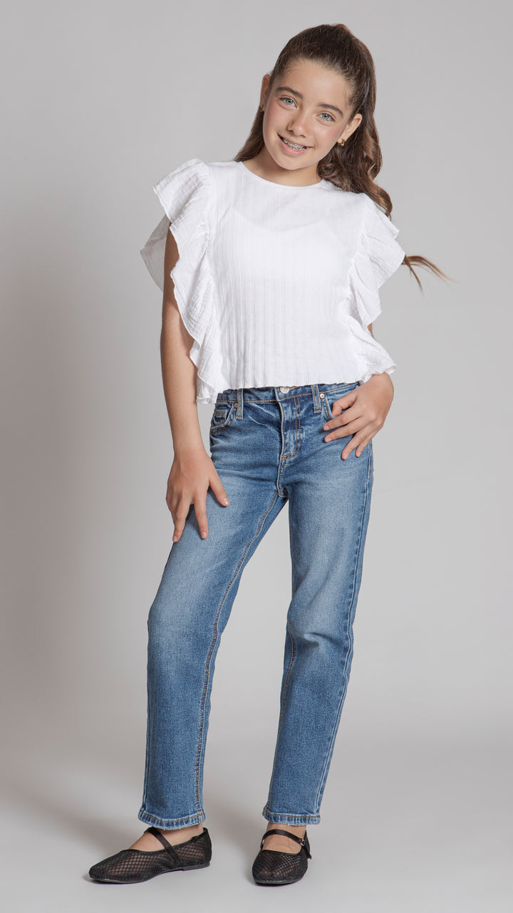 Pantalón Straight Niña Balam BL7280