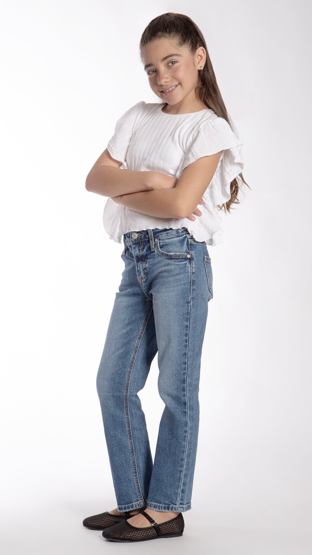 Pantalón Straight Niña Balam BL7280