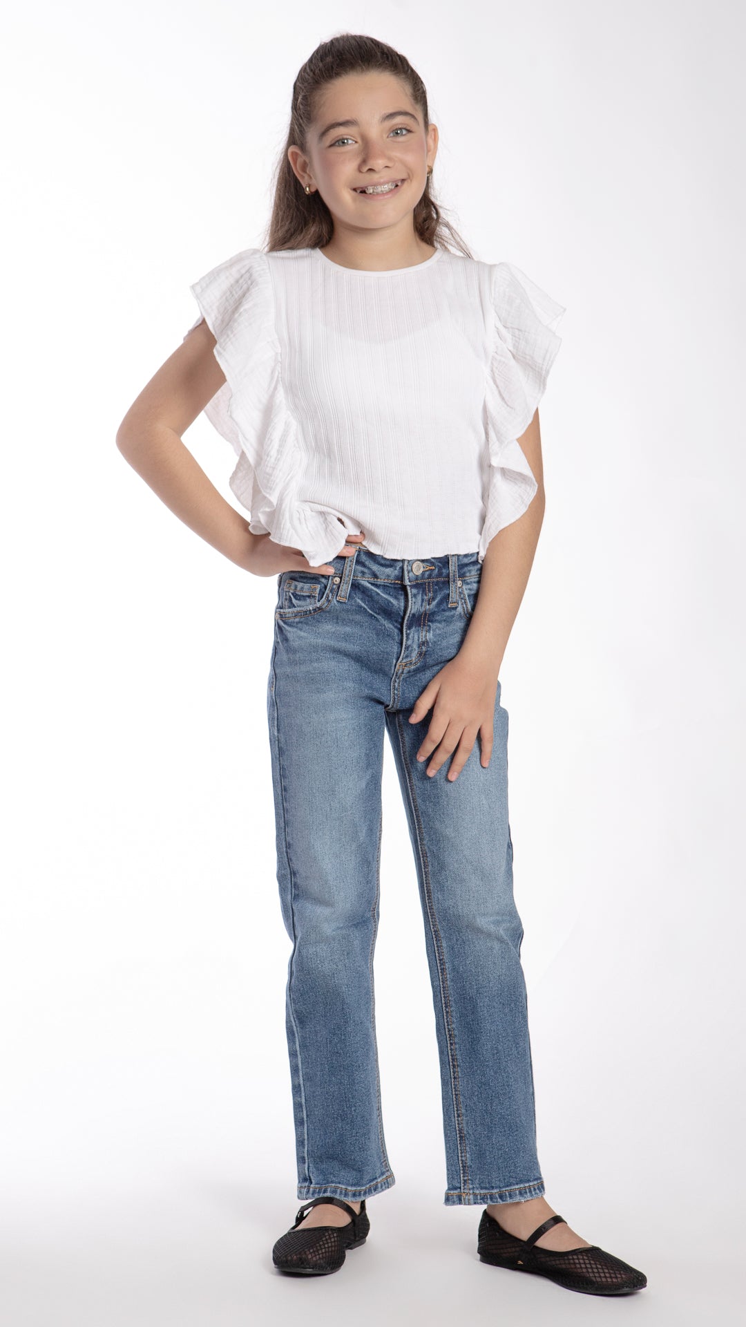 Pantalón Straight Niña Balam BL7280