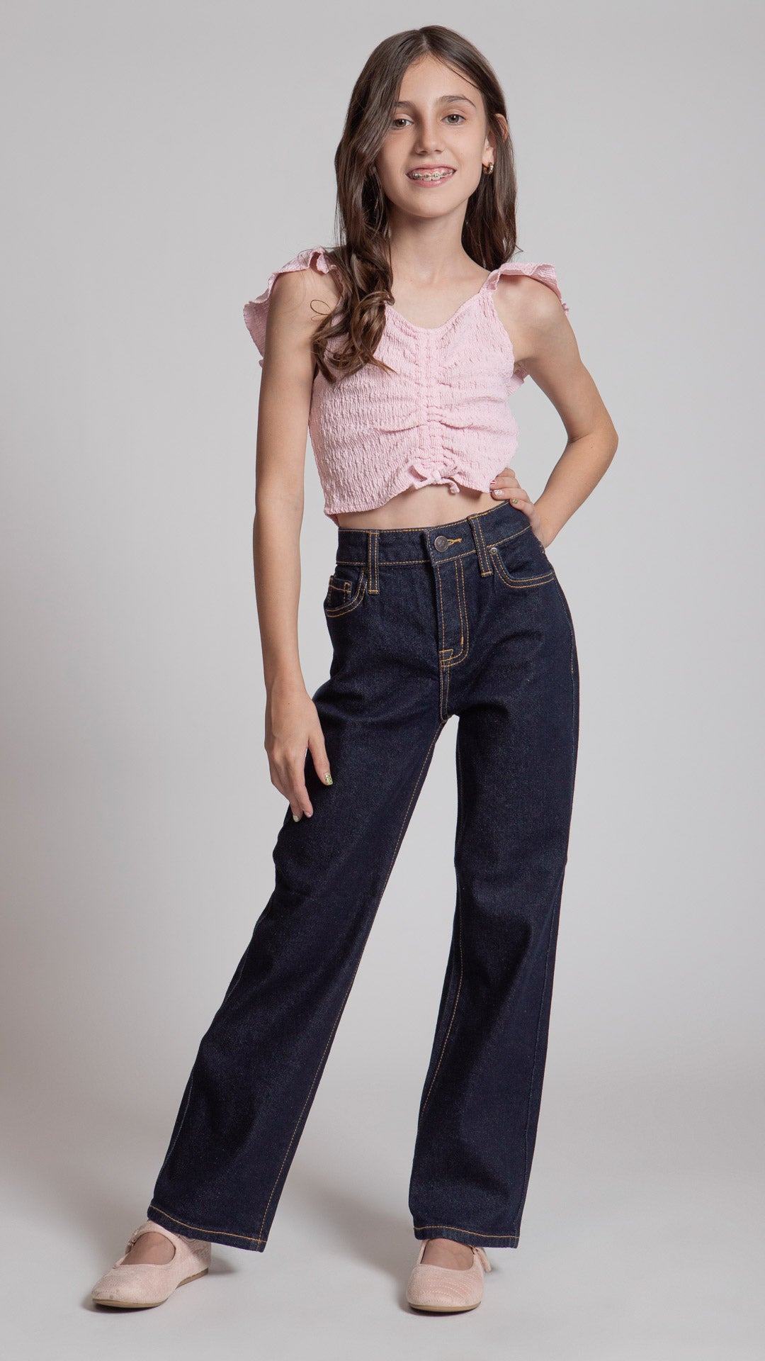 Pantalón Wide Leg Niña Balam BL7411