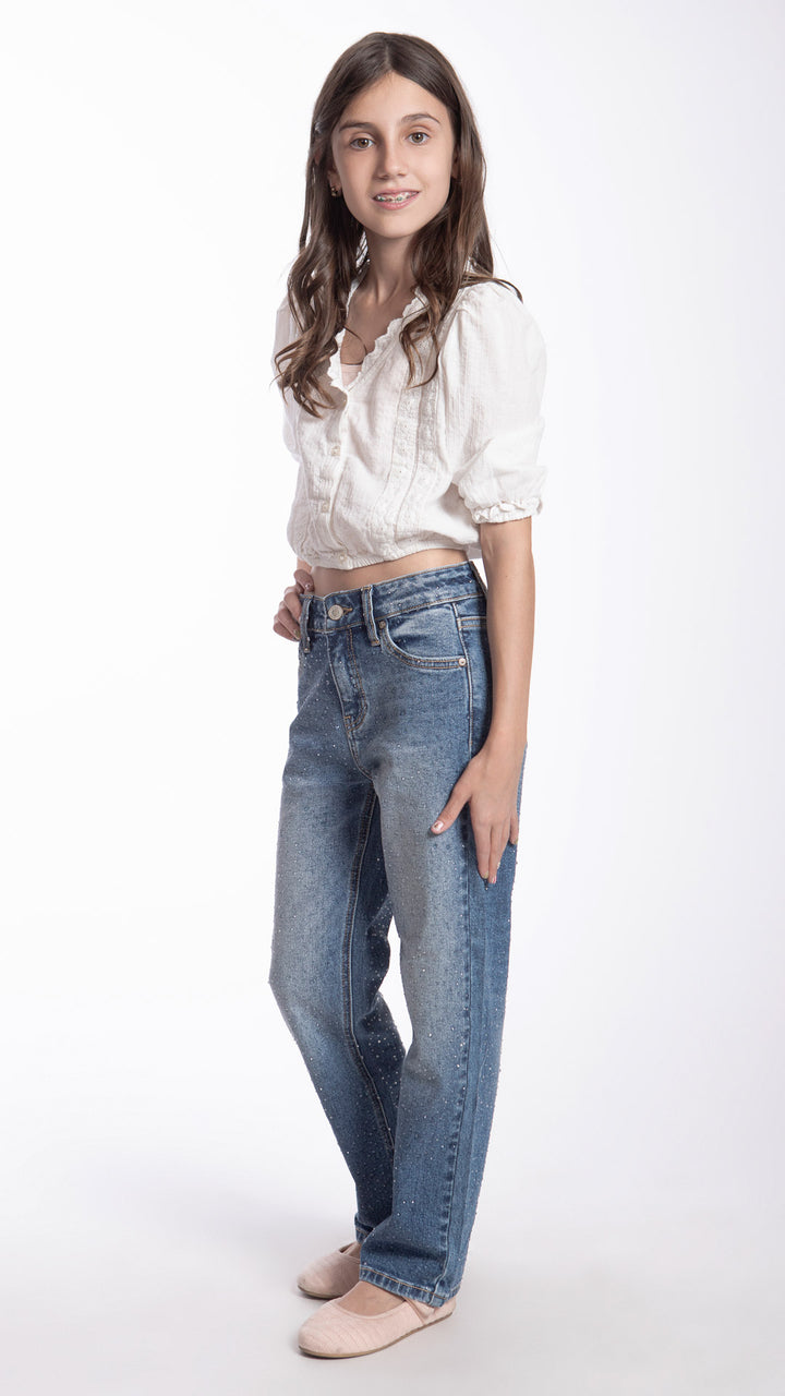 Pantalón Straight Niña Balam BL7420