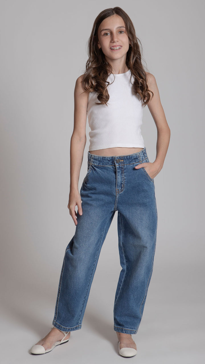 Pantalón Barrel Niña Balam BL7428