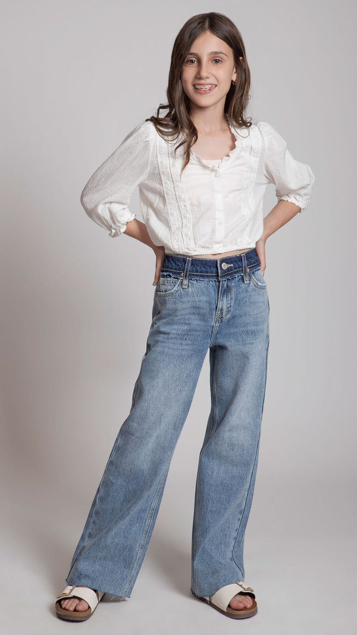 Pantalón Vintage Loose Niña Balam BL7435