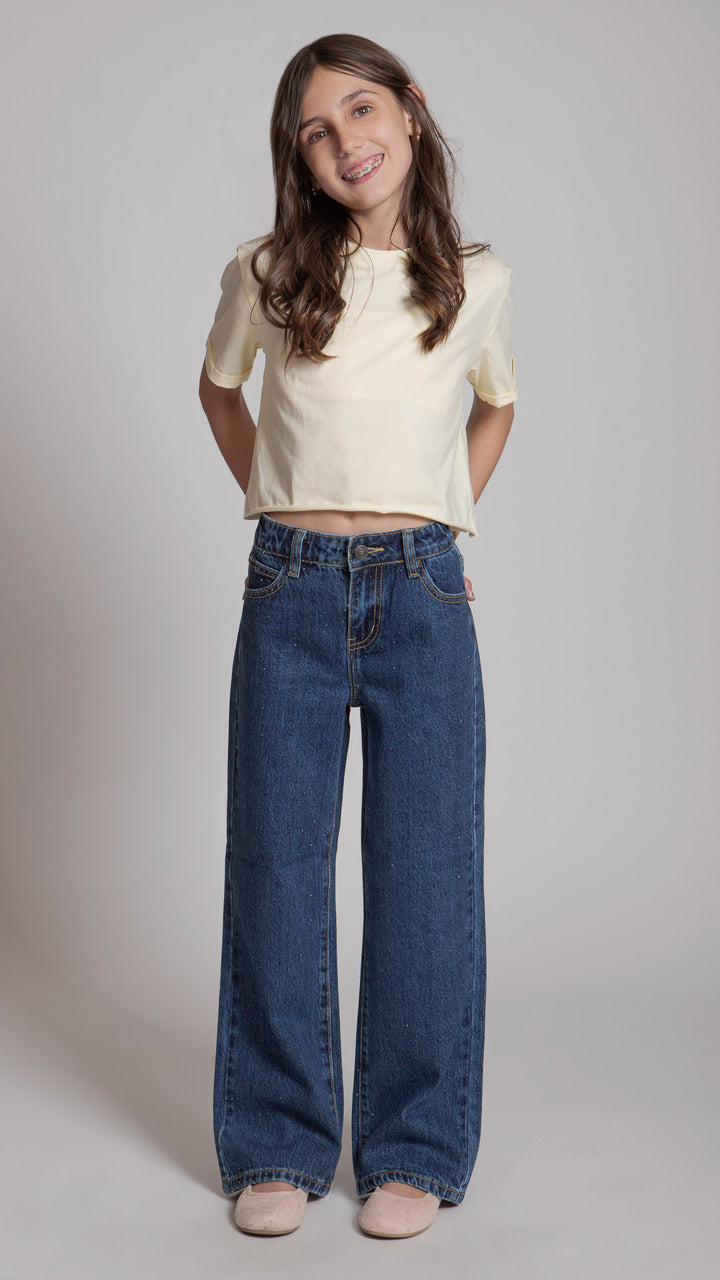 Pantalón Vintage Loose Niña Balam BL7437