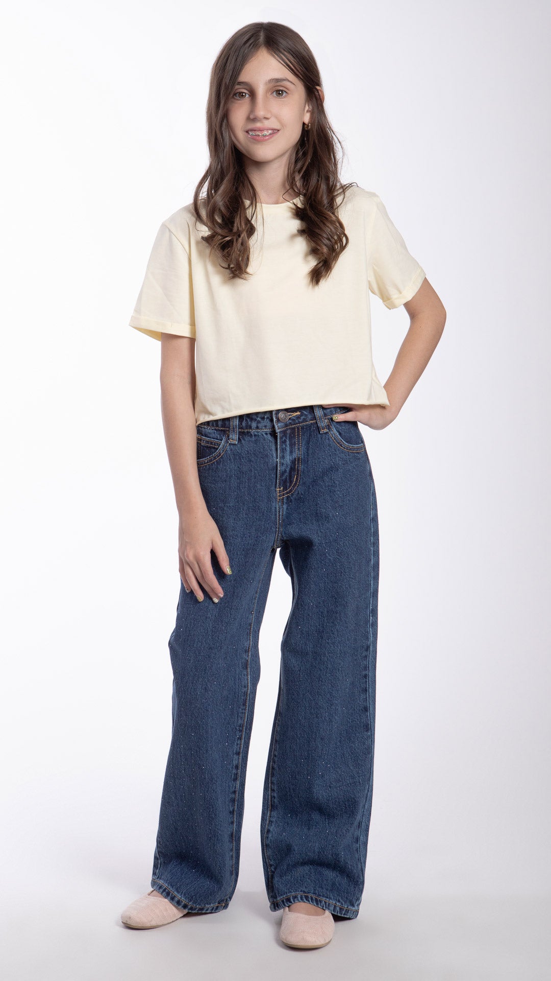 Pantalón Vintage Loose Niña Balam BL7437