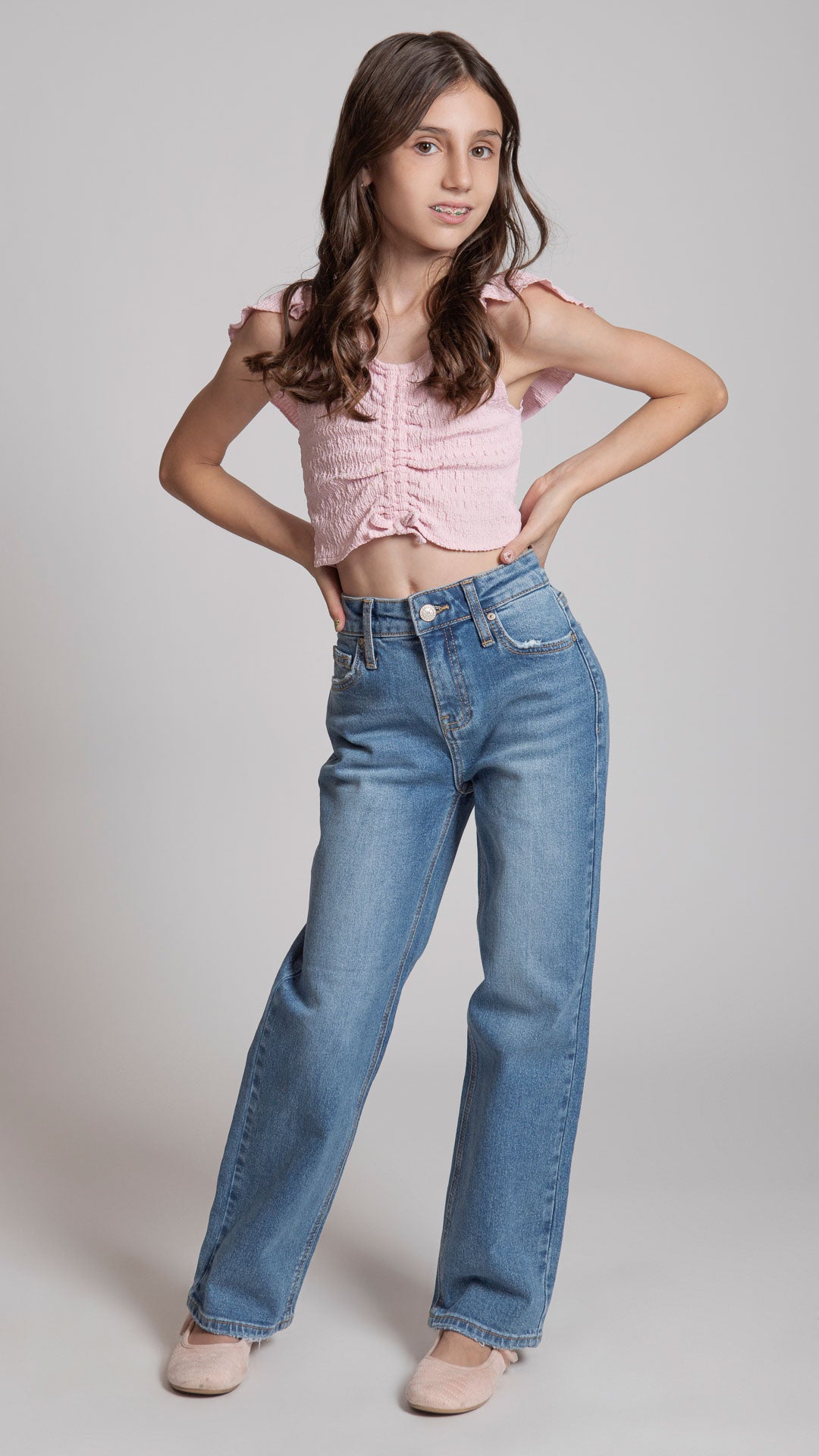 Pantalón Wide Leg Niña Balam BL7454