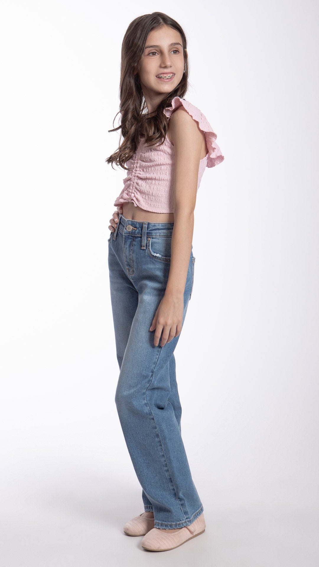 Pantalón Wide Leg Niña Balam BL7454