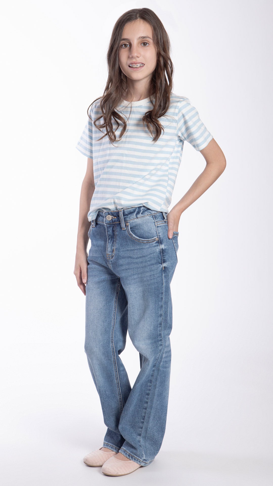 Pantalón Wide Leg Niña Balam BL7476