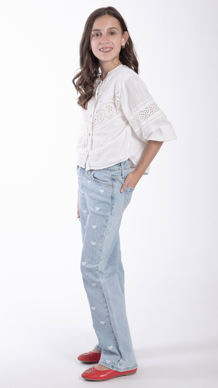 Pantalón Wide Leg Niña Balam BL7479