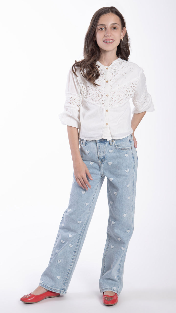 Pantalón Wide Leg Niña Balam BL7479